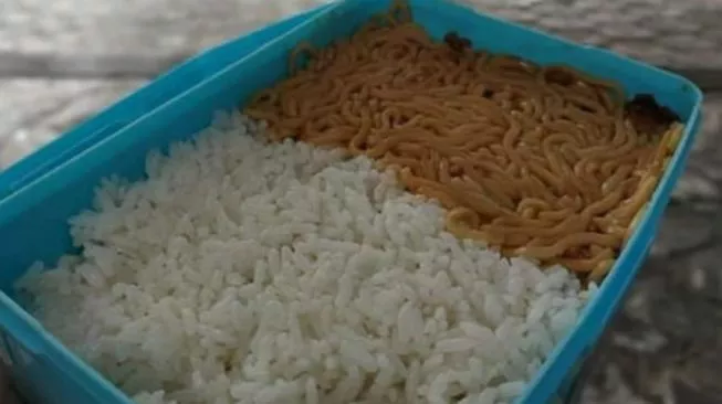 Ilustrasi bekal mie kotak