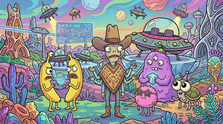 Ilustrasi Planet Alien